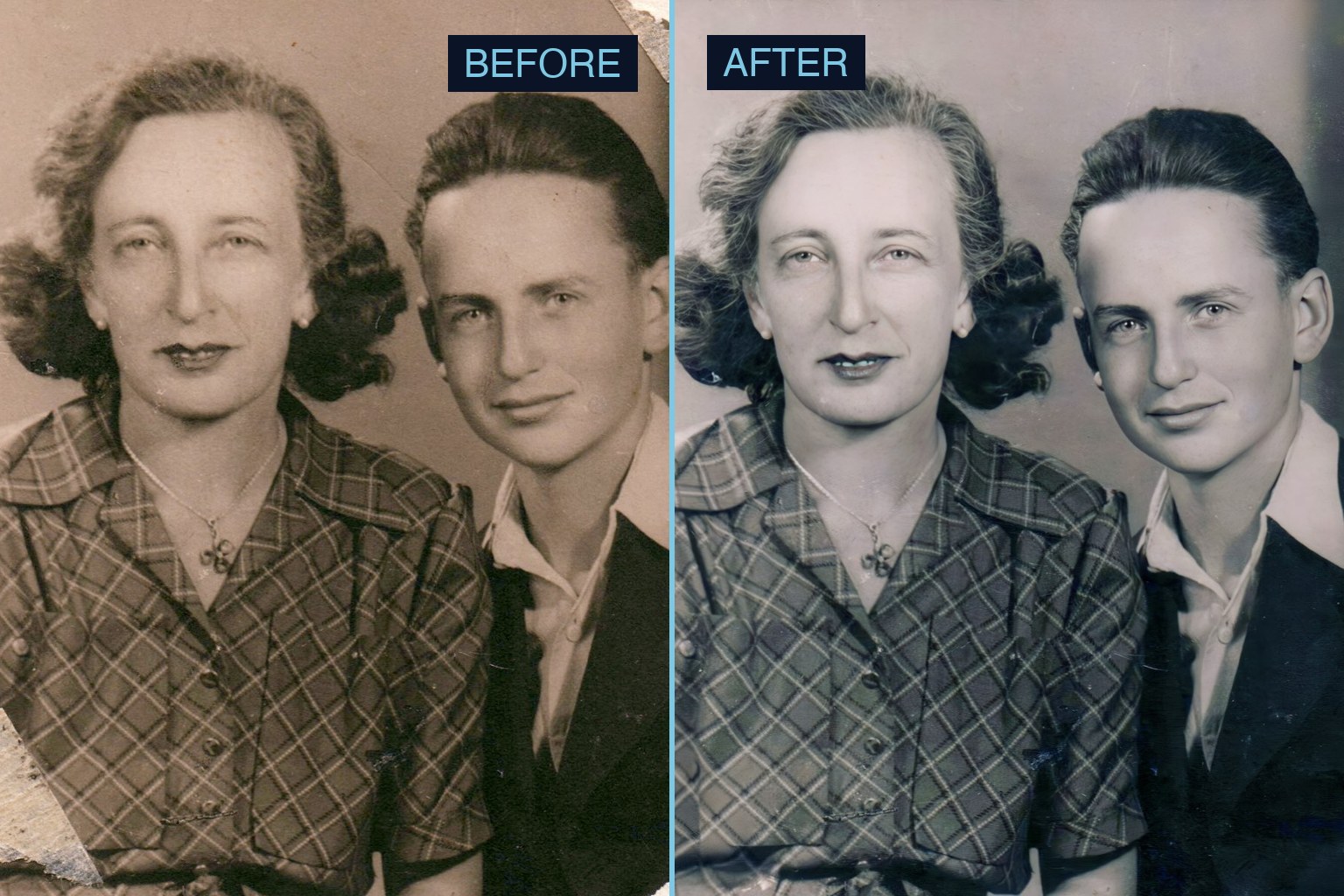 Restoring old photos: what is fixable and what is not